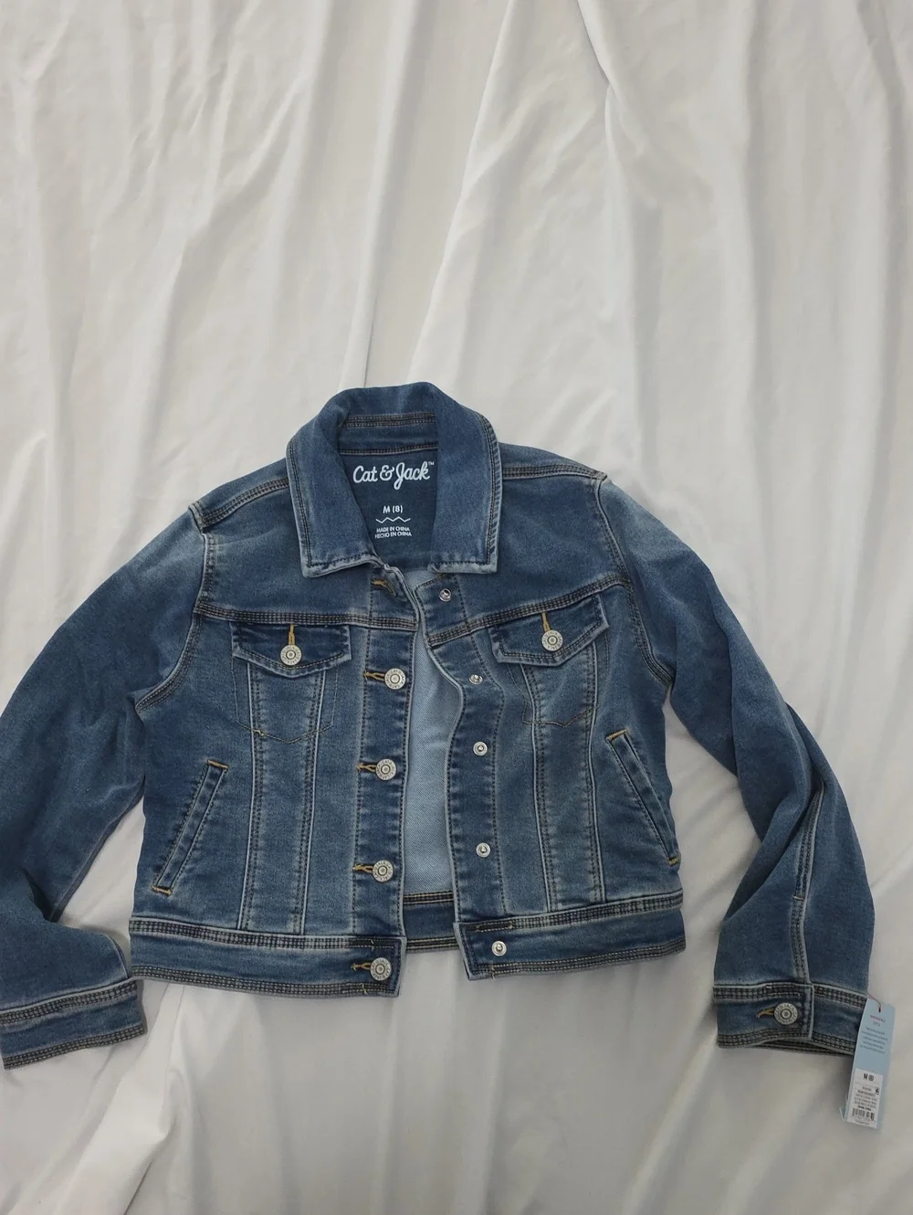 Cat & Jack Light Blue Kids Denim Jacket